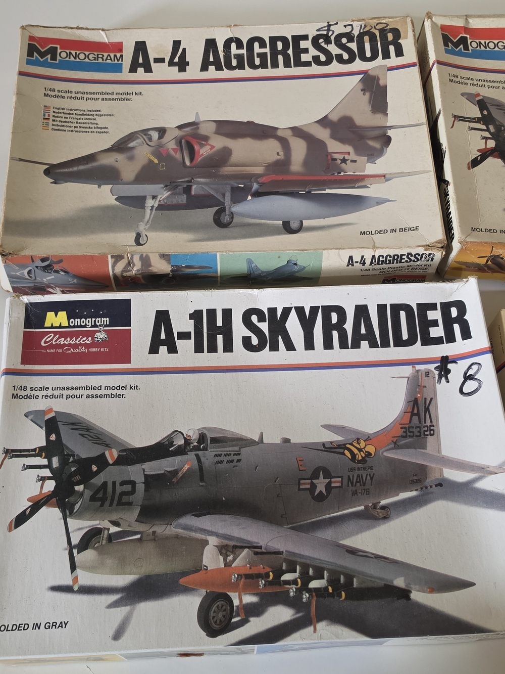 Monogram, Airplane Model Kit, bundle 4 boxes - Picture 2 of 8